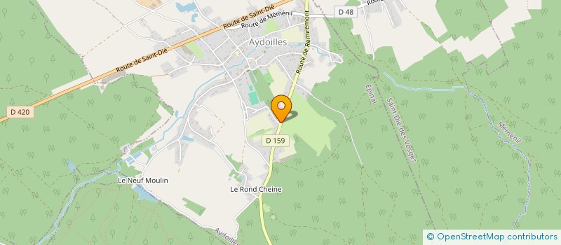 localisation de l'entreprise MONSIEUR EDOUARD HOUILLON  AYDOILLES