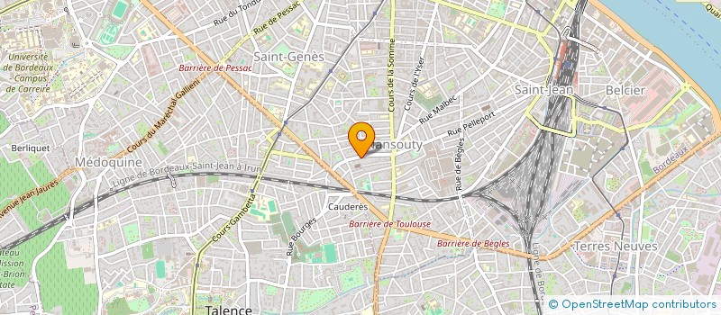 localisation de l'entreprise MONSIEUR EDOUARD HOUSSIN à BORDEAUX