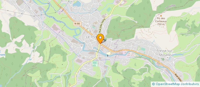 localisation de l'entreprise MONSIEUR EDOUARD HUGUEL  MONTREUX-JEUNE