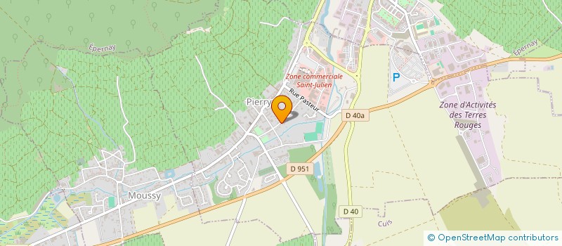 localisation de l'entreprise MONSIEUR EDOUARD HUSSON  PIERRY