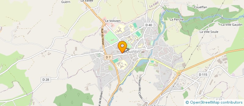 localisation de l'entreprise MONSIEUR EDOUARD JAUSIONS  QUINTIN