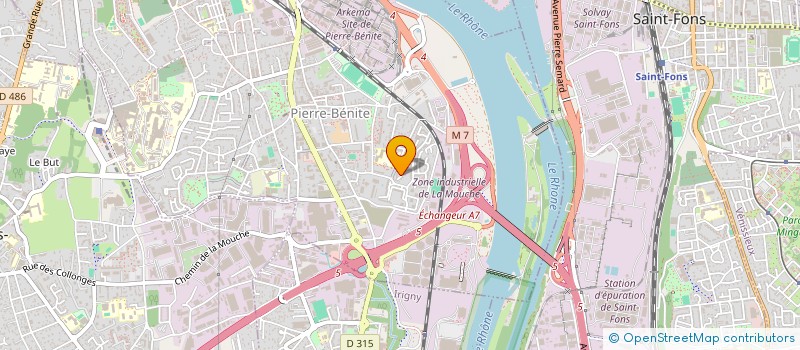 localisation de l'entreprise MONSIEUR EDOUARD JOLY  OULLINS-PIERRE-BENITE