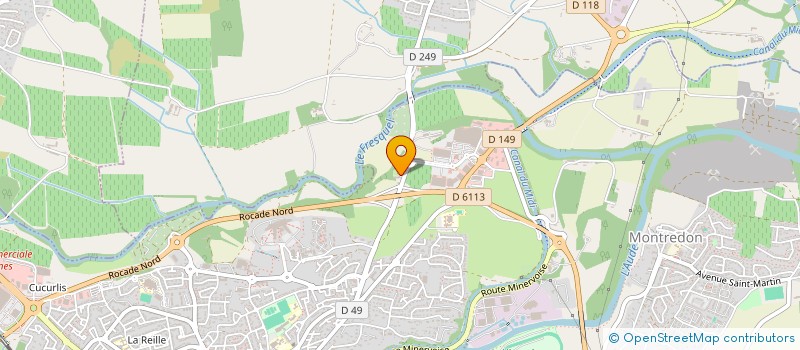 localisation de l'entreprise MONSIEUR EDOUARD JORDAN  CARCASSONNE