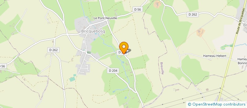 localisation de l'entreprise MONSIEUR EDOUARD JOURDAN  BRICQUEBOSQ