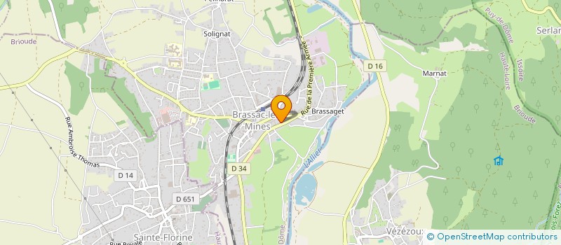 localisation de l'entreprise MONSIEUR EDOUARD KALUZA  BRASSAC-LES-MINES