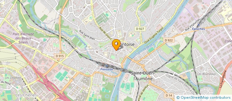 localisation de l'entreprise MONSIEUR EDOUARD KAPRIELIAN à PONTOISE