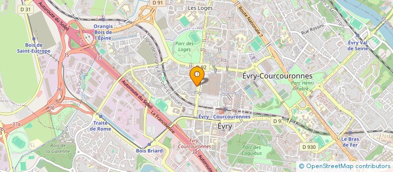 localisation de l'entreprise MONSIEUR EDOUARD KENGA LEMBA  EVRY-COURCOURONNES