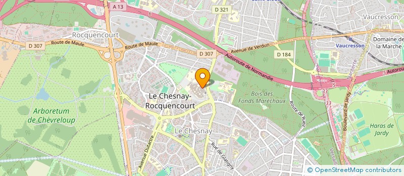 localisation de l'entreprise MONSIEUR EDOUARD KOCH  LE CHESNAY-ROCQUENCOURT