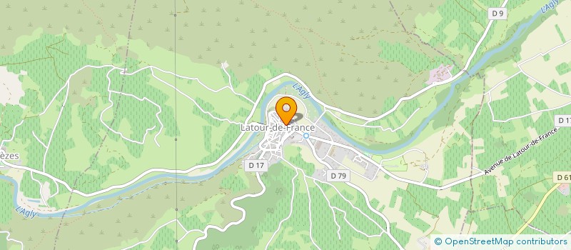 localisation de l'entreprise MONSIEUR EDOUARD LAFFITTE  LATOUR-DE-FRANCE