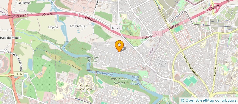 localisation de l'entreprise MONSIEUR EDOUARD LAFOND à AVRILLE
