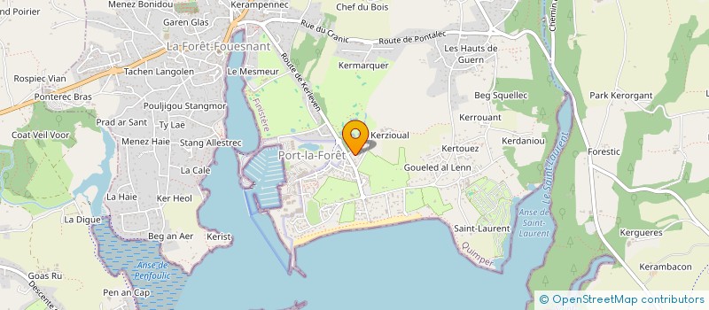 localisation de l'entreprise MONSIEUR EDOUARD LAGADEC à QUIMPER