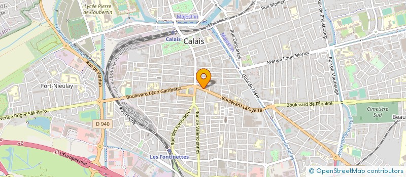 localisation de l'entreprise MONSIEUR EDOUARD LAMBERT à CALAIS