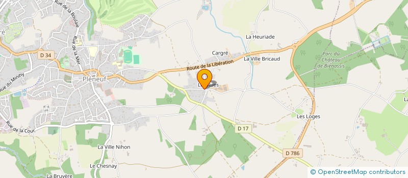 localisation de l'entreprise MONSIEUR EDOUARD LE BOULC'H à PLENEUF-VAL-ANDRE