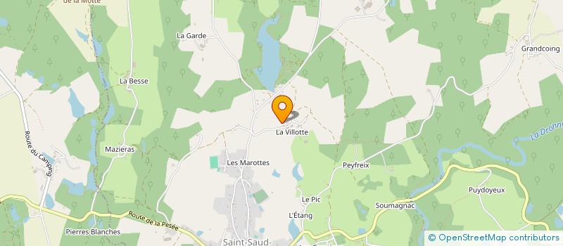 localisation de l'entreprise MONSIEUR EDOUARD LEBECQ  SAINT PARDOUX LA RIVIERE