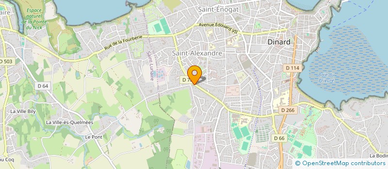 localisation de l'entreprise MONSIEUR EDOUARD LEBRICON  DINARD