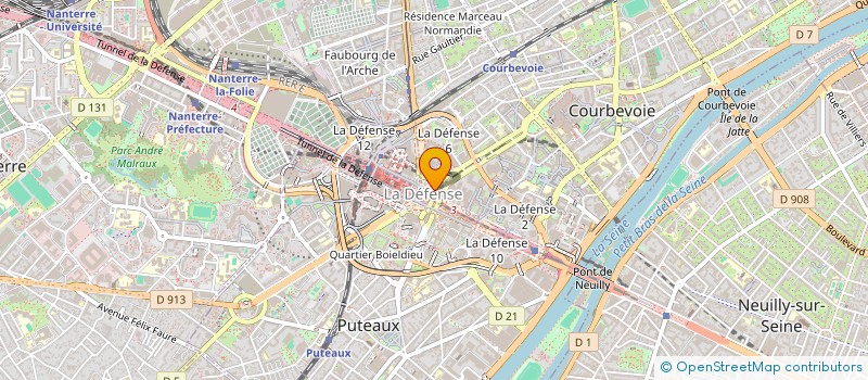 localisation de l'entreprise MONSIEUR EDOUARD LEBRUN à COURBEVOIE