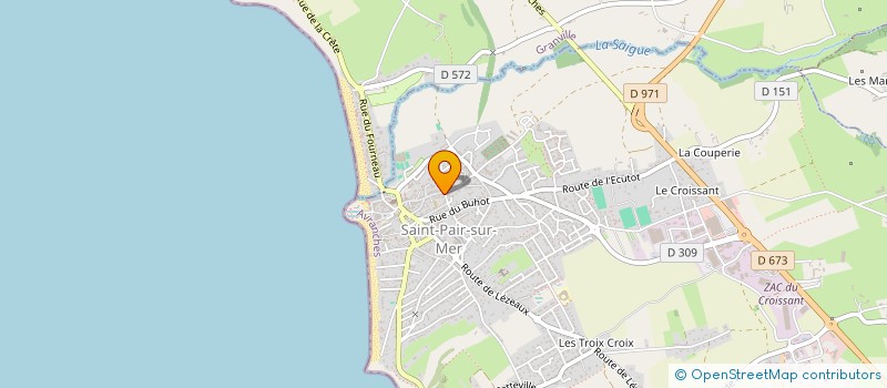 localisation de l'entreprise MONSIEUR EDOUARD LECHAT  SAINT-PAIR-SUR-MER