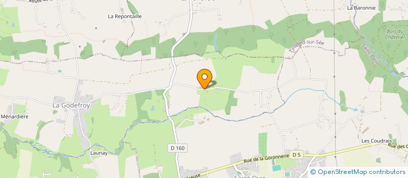 localisation de l'entreprise MONSIEUR EDOUARD LEFRANC  LA GODEFROY