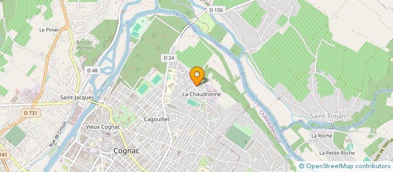 localisation de l'entreprise MONSIEUR EDOUARD LEGENDRE à COGNAC
