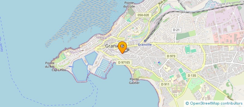 localisation de l'entreprise MONSIEUR EDOUARD LELIEVRE  GRANVILLE