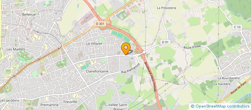 localisation de l'entreprise MONSIEUR EDOUARD LEPELLETIER  LE MANS