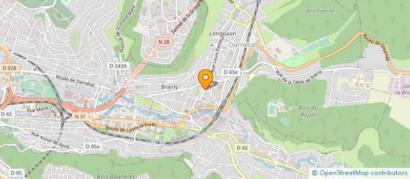 localisation de l'entreprise MONSIEUR EDOUARD LEPICARD  DARNETAL