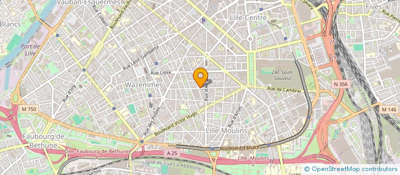 localisation de l'entreprise MONSIEUR EDOUARD LEPOUTRE à LILLE