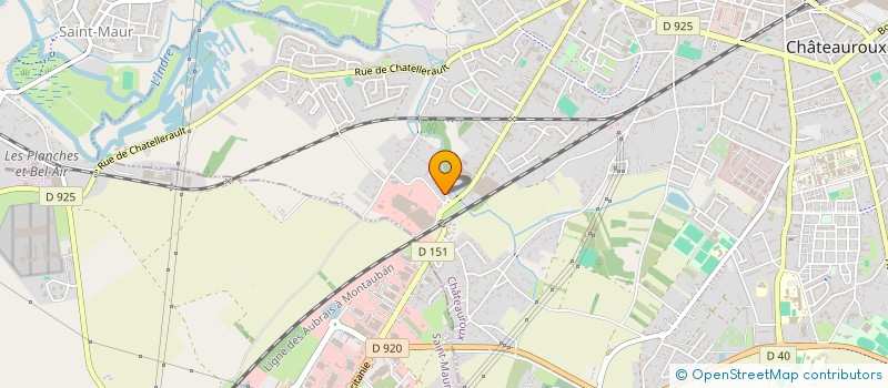 localisation de l'entreprise MONSIEUR EDOUARD LESSALLE à CHATEAUROUX
