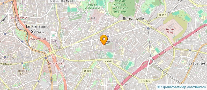 localisation de l'entreprise MONSIEUR EDOUARD LICOYS à LES LILAS