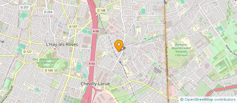 localisation de l'entreprise MONSIEUR EDOUARD LIN  L'HAY-LES-ROSES