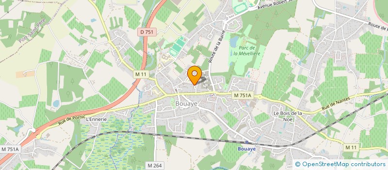 localisation de l'entreprise MONSIEUR EDOUARD LUNEAU à BOUAYE