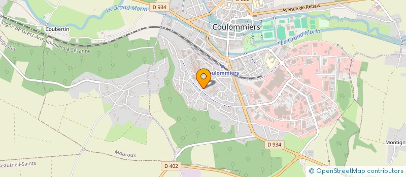localisation de l'entreprise MONSIEUR EDOUARD MACHU  COULOMMIERS
