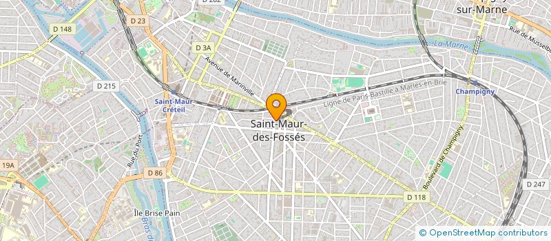 localisation de l'entreprise MONSIEUR EDOUARD MAGNE  SAINT-MAUR-DES-FOSSES
