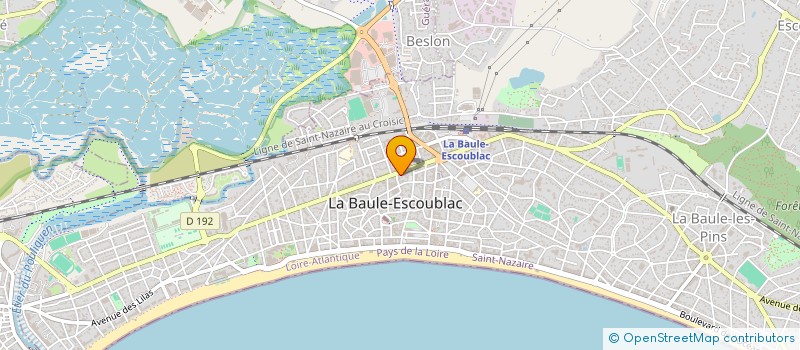 localisation de l'entreprise MONSIEUR EDOUARD MALARD à LA BAULE-ESCOUBLAC