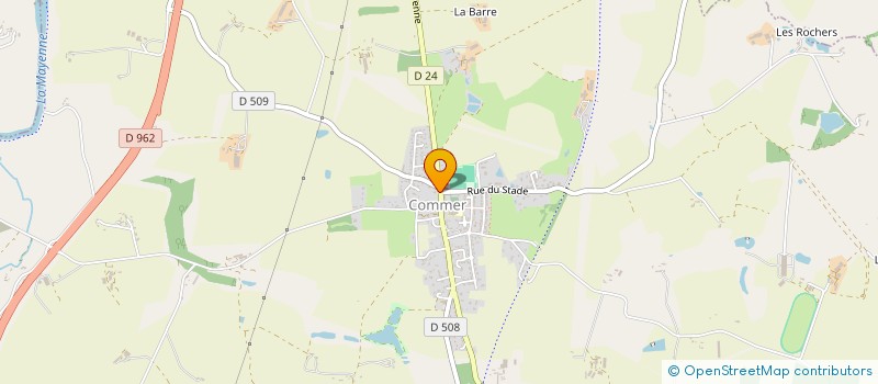 localisation de l'entreprise MONSIEUR EDOUARD MALHERBE  COMMER