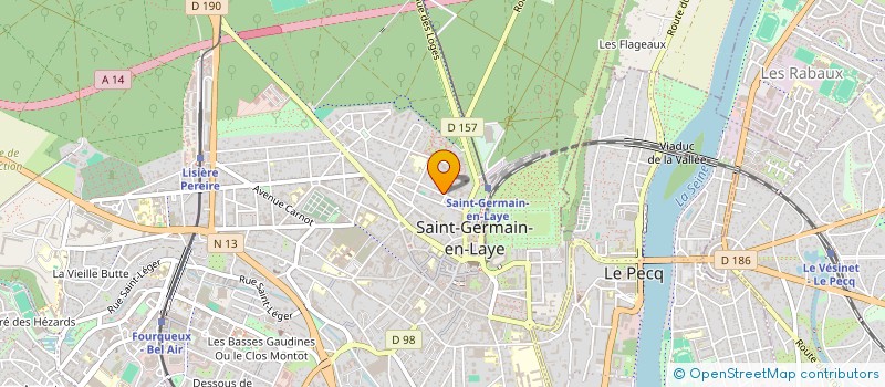 localisation de l'entreprise MONSIEUR EDOUARD MANENC  SAINT-GERMAIN-EN-LAYE