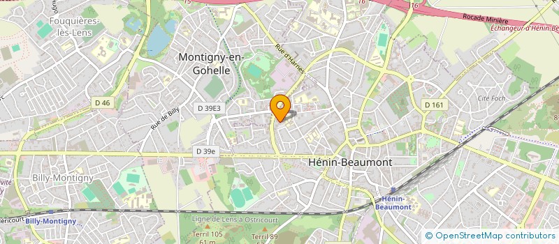 localisation de l'entreprise MONSIEUR EDOUARD MARCINIAK à HENIN BEAUMONT