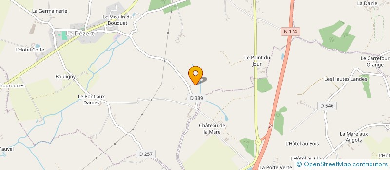 localisation de l'entreprise MONSIEUR EDOUARD MARQUER  PONT-HEBERT