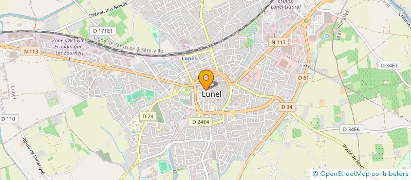 localisation de l'entreprise MONSIEUR EDOUARD MARTIN à LUNEL