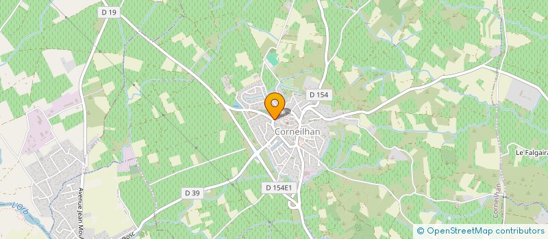 localisation de l'entreprise MONSIEUR EDOUARD MARTINEZ  CORNEILHAN