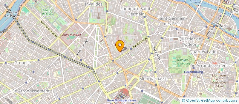 localisation de l'entreprise MONSIEUR EDOUARD MARTY  PARIS