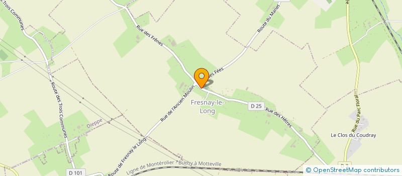 localisation de l'entreprise MONSIEUR EDOUARD MARY  FRESNAY-LE-LONG