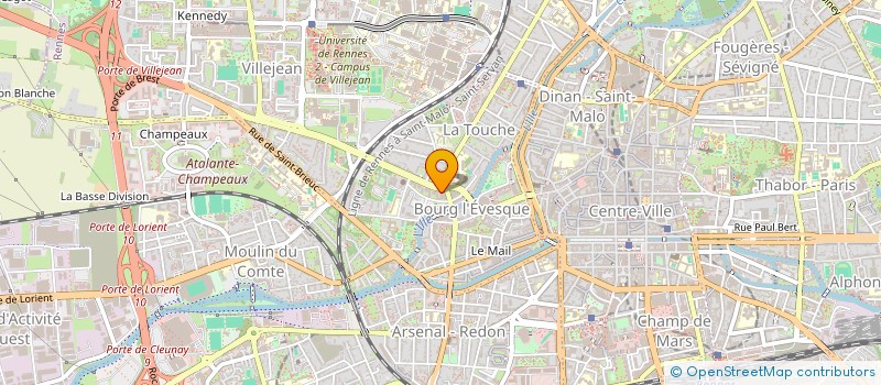 localisation de l'entreprise MONSIEUR EDOUARD MARZIN  RENNES