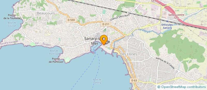 localisation de l'entreprise MONSIEUR EDOUARD MARZIOU à SANARY-SUR-MER