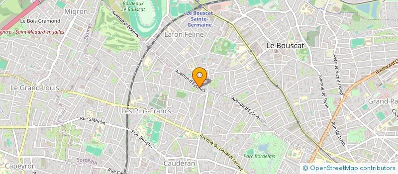 localisation de l'entreprise MONSIEUR EDOUARD MASSONNAT à LE BOUSCAT