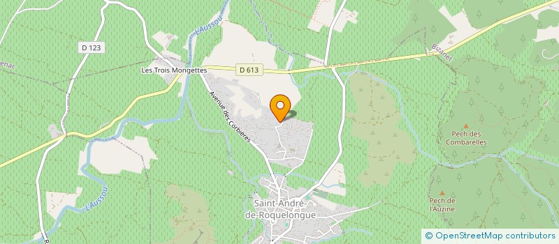 localisation de l'entreprise MONSIEUR EDOUARD MATHIEU  SAINT-ANDRE-DE-ROQUELONGUE