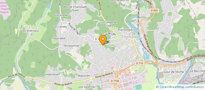 localisation de l'entreprise MONSIEUR EDOUARD MAUROUX  CHANCELADE