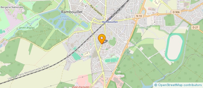 localisation de l'entreprise MONSIEUR EDOUARD MELIN  RAMBOUILLET