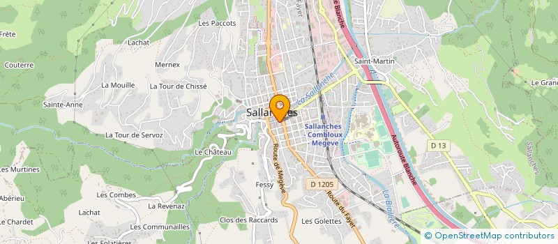 localisation de l'entreprise MONSIEUR EDOUARD MESERE à SALLANCHES