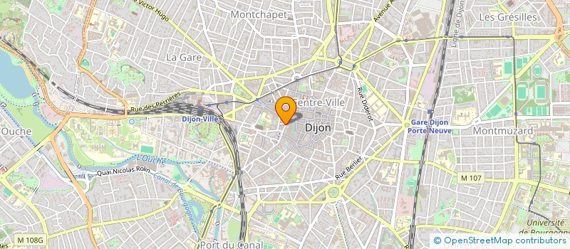 localisation de l'entreprise MONSIEUR EDOUARD METZGER à DIJON